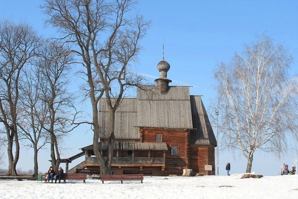 Суздаль Никольская церковь деревянная